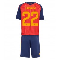 Spanien Pau Cubarsi #22 Hemmaställ Barn VM 2026 Korta ärmar (+ Korta byxor)